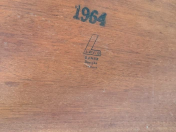 Mid-Century Modern Side Table by Peter Løvig Nielsen for Løvig Design, 1964